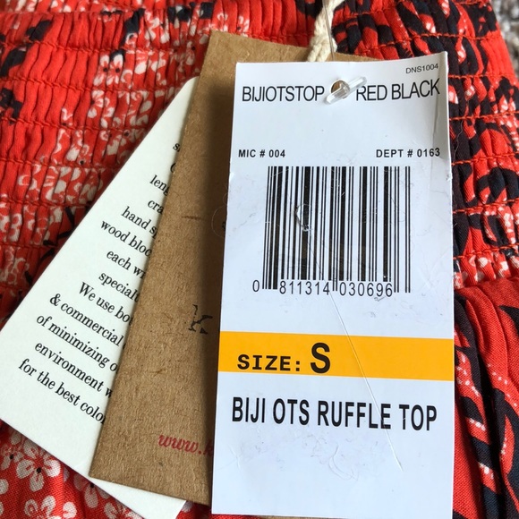 ❤️SALE NWT Anthropologie Kopal Off Shoulder Crop - Picture 9 of 9